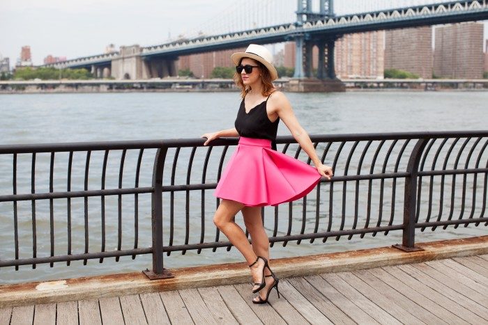 Christine-Cameron-My-Style-Pill-Pink-Aqua-Skirt-Brooklyn-Bridge-1-700x467