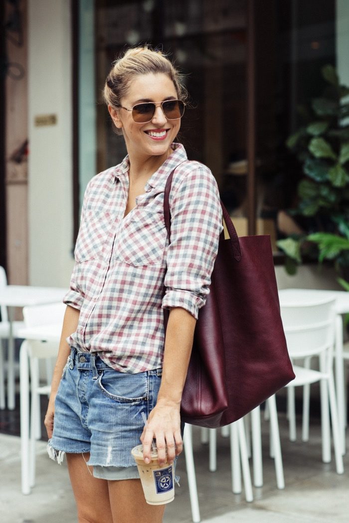 Christine Cameron of My Style Pill in a summer to fall transitional outfit 2