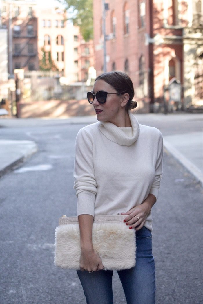 如何穿着装扮 -  57度 - 天气骆驼夹克-Gurtleneck-Flare-Jeans-New-York-Christine-Cameron-My-style-Pill Personal-Stylst5