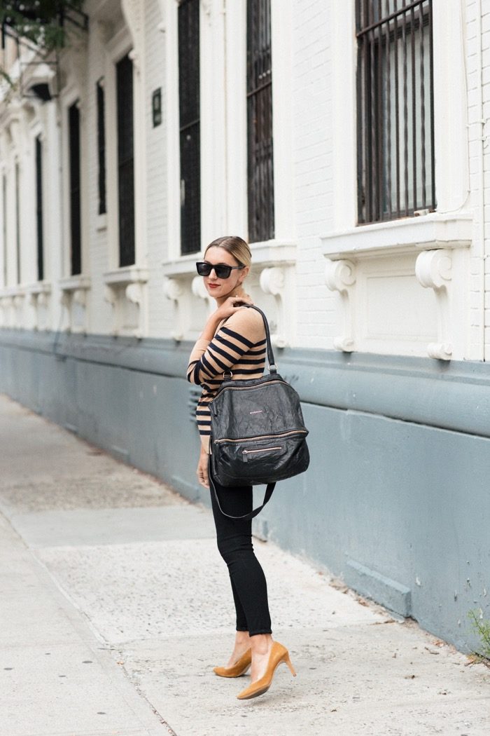 christine-cameron-of-my-style-pill-wearing-a-camel-and-navy-striped-banana-republic-sweater-4