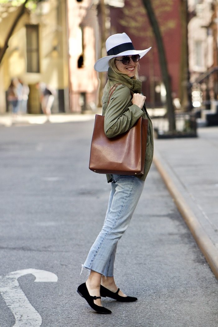 Cargo Jacket with Black Tank 6